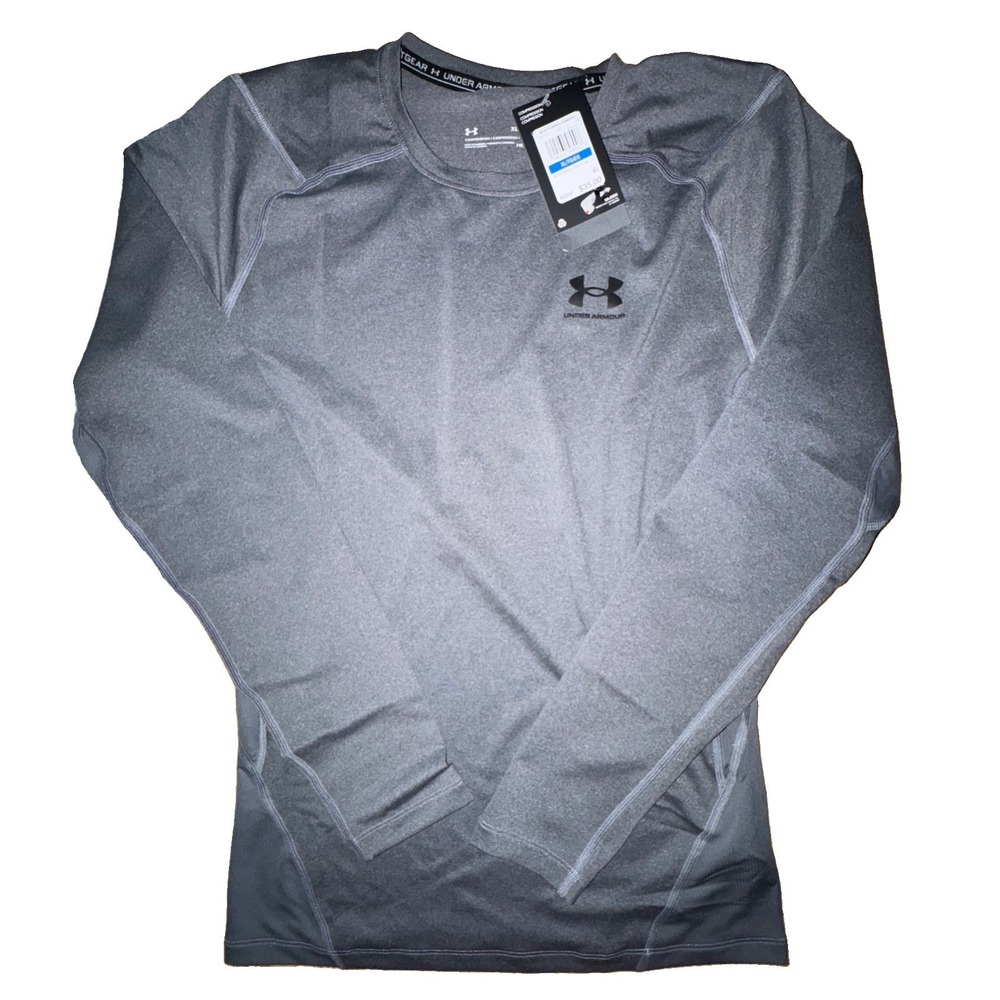 Under Armour HeatGear Long Sleeve Compression Fit Mens Shirt 1361524 XL